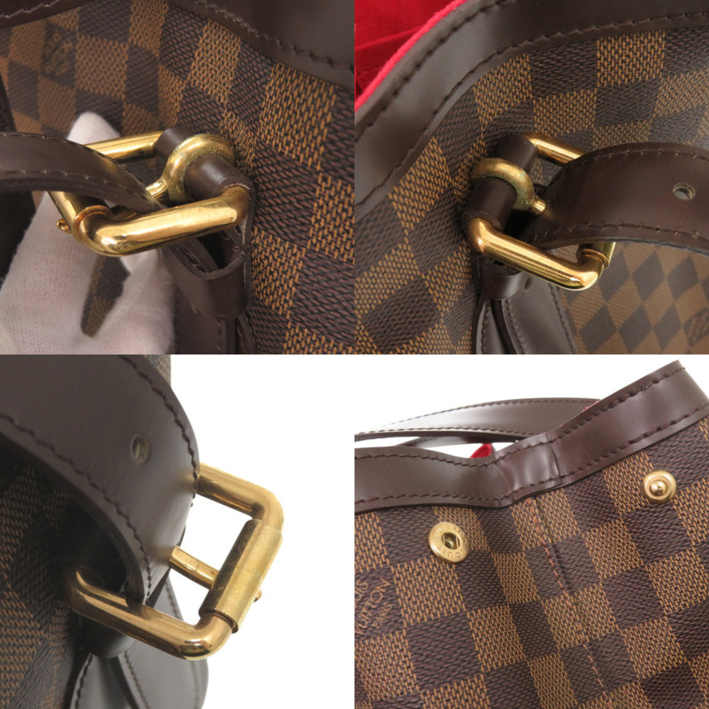LOUIS VUITTON Authentic Brown Damier Tote Bag - Picture 8 of 10